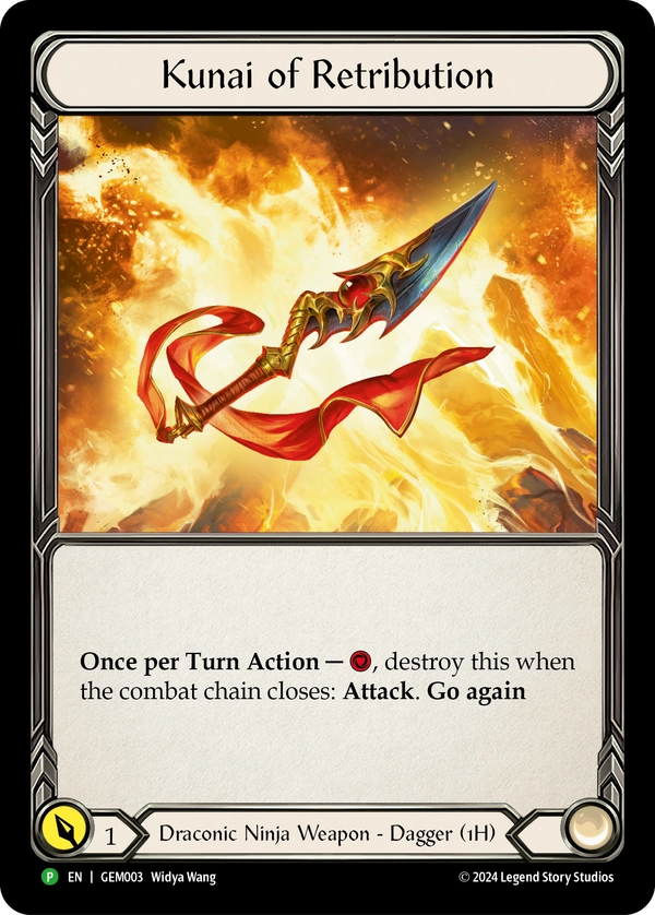 Kunai of Retribution - Weapon Alter - Proxies - Flesh and